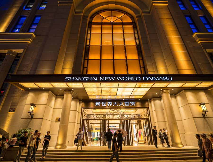 vẻ đẹp sang trọng và hiện đại của Shanghai New World Daimaru