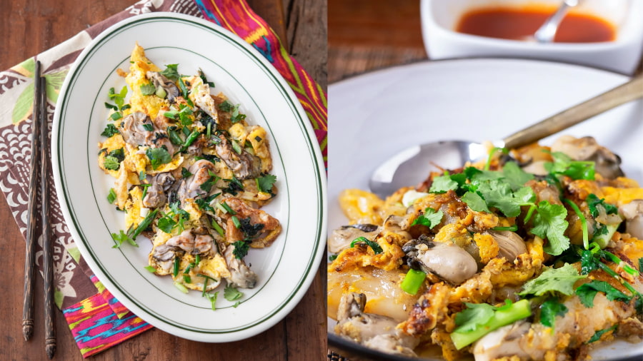 Trứng chiên hàu (Oyster Omelet) – Biểu tượng ẩm thực đường phố
