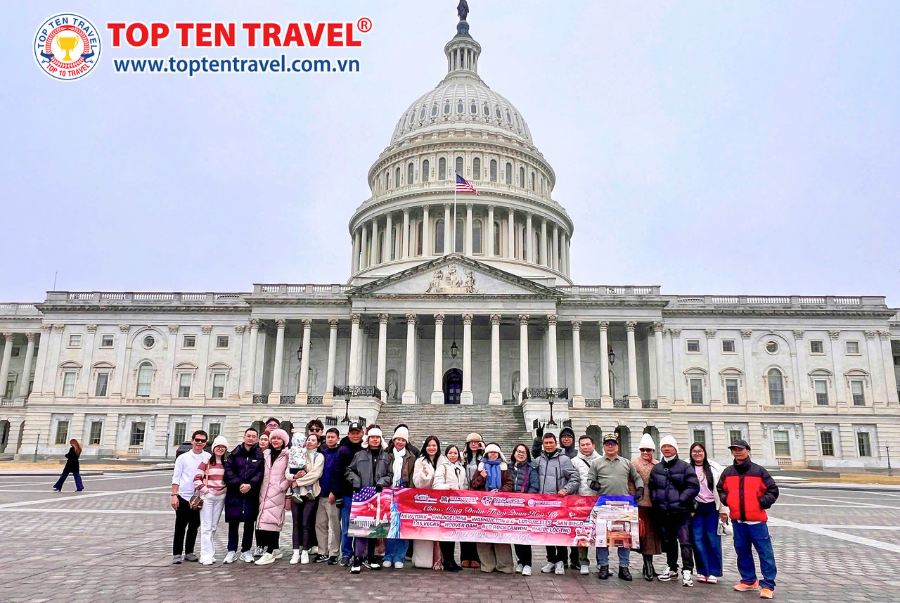 Khám phá Washington D.C Bạn sẽ yên tâm bởi tất cả đã được lên lịch trình chi tiết và có HDV hỗ trợ suốt tuyến