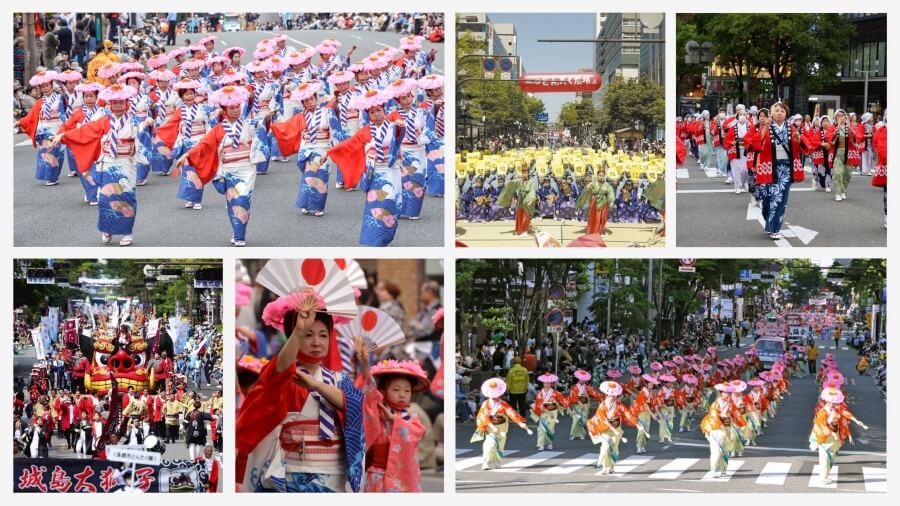 Lễ hội Hakata Dontaku tại Fukuoka là một trong những lễ hội lớn nhất và náo nhiệt nhất ở Nhật Bản trong dịp Tuần lễ Vàng