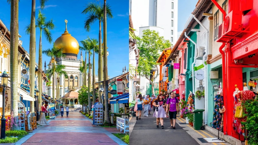 Kampong Glam là nơi bạn có thể tìm thấy sự pha trộn độc đáo giữa di sản Hồi giáo cổ kính và phong cách hip-hop hiện đại