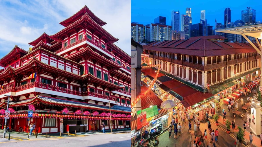 Chinatown là nơi bạn có thể cảm nhận rõ nét văn hóa Trung Hoa truyền thống hòa quyện với nhịp sống hiện đại