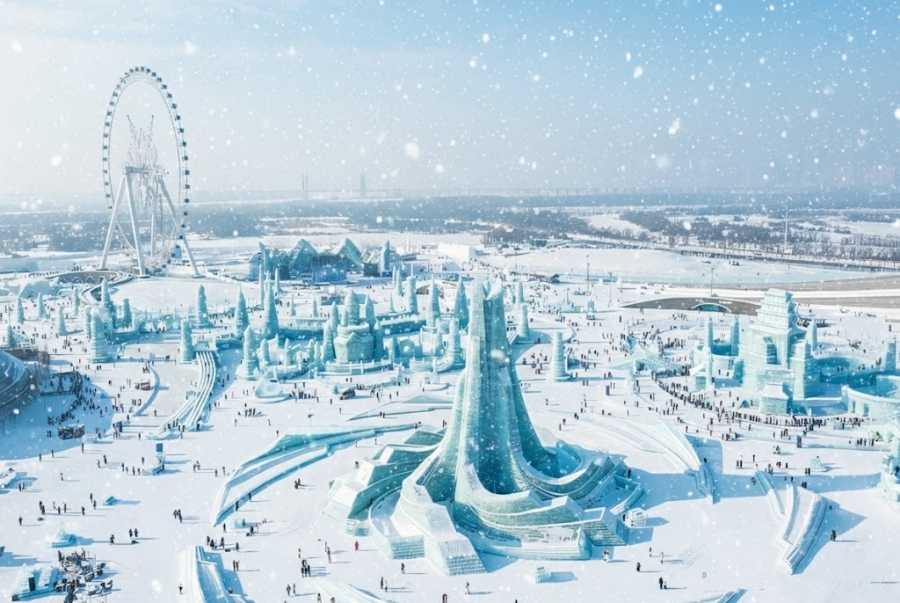 Cáp Nhĩ Tân vào mùa đông mang đến du khách hàng loạt các địa điểm tham quan vô cùng hấp dẫn