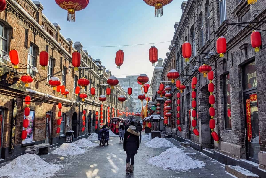 Phố Baroque là sự giao thoa độc đáo giữa kiến trúc phương Tây và nét truyền thống Trung Hoa