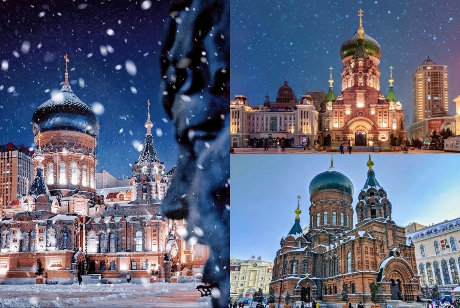 Nhà thờ Thánh Sophia là công trình mang đậm dấu ấn lịch sử của Cáp Nhĩ Tân