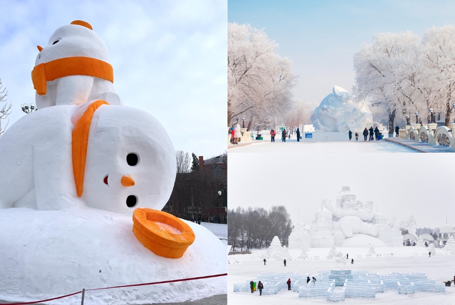 Đảo Mặt Trời nổi tiếng với triển lãm điêu khắc tuyết quốc tế hằng năm