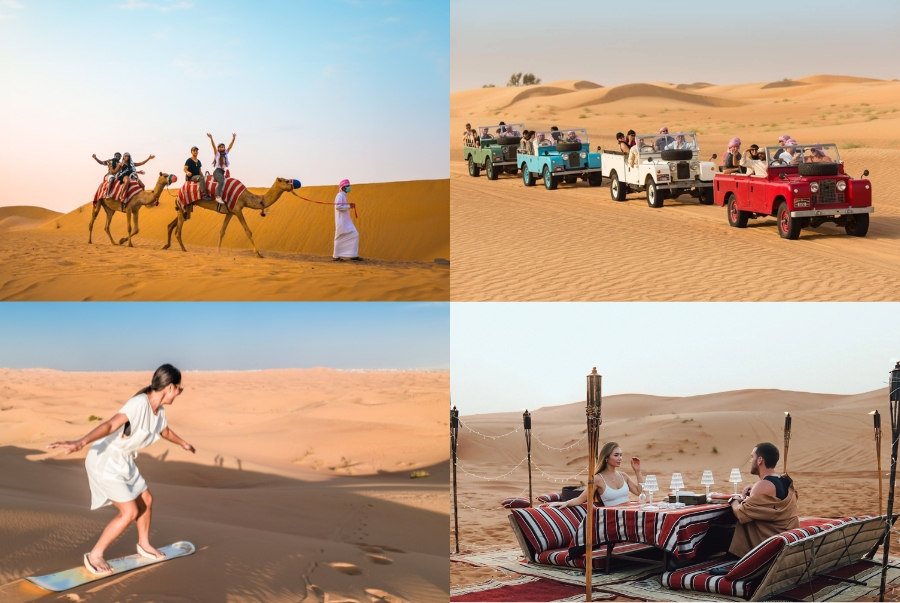 Sa mạc Safari luôn là điểm đến được yêu thích nhất bởi những hoạt động giải trí đa dạng