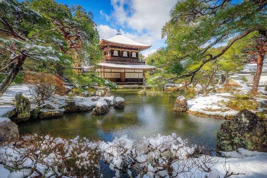 Chùa Ginkaku ji cũng là một trong những góc check in được nhiều du khách yêu thích