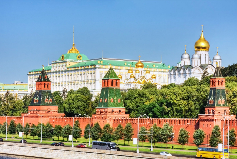 Điện Kremlin là trung tâm quyền lực chính trị của nước Nga