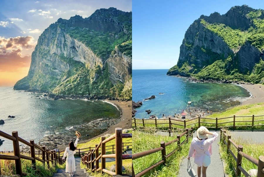 Seongsan Ilchulbong là địa điểm ngắm bình minh đẹp nhất trên đảo