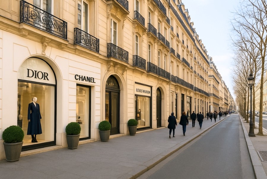 Avenue Montaigne được xem là con đường đại diện cho sự xa hoa và đẳng cấp của thời trang Paris