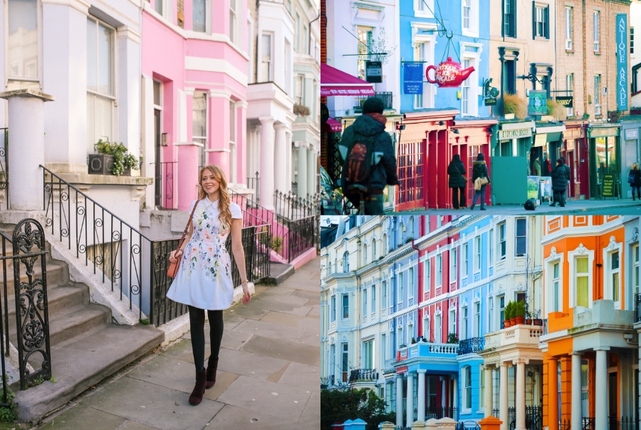 Notting Hill gây ấn tượng bởi những dãy nhà rực rỡ sắc màu