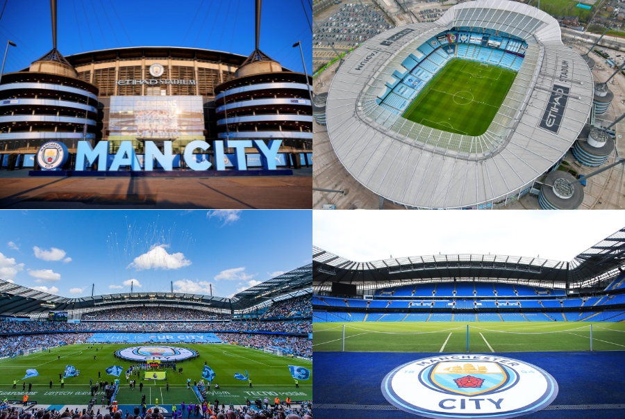 Sân vận động Etihad là sân nhà của câu lạc bộ Manchester City
