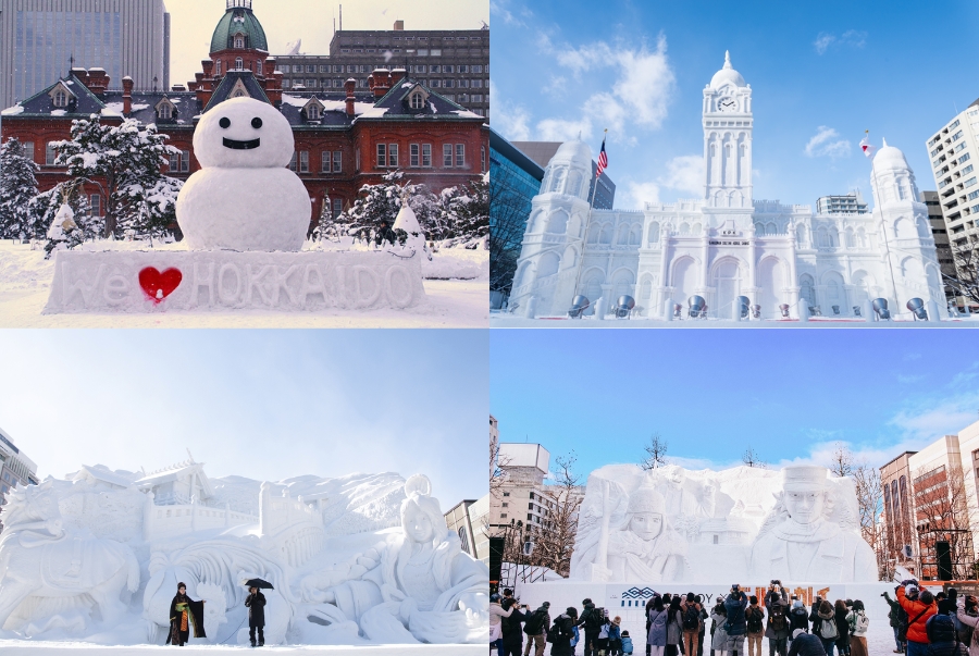 Sapporo Snow Festival là một lễ hội mùa đông lớn nhất tại Nhật Bản thu hút hàng triệu du khách từ khắp nơi