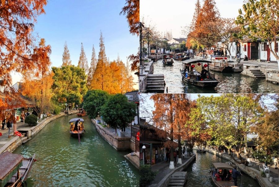 Chu Gia Giác – “Venice phương Đông” với kênh nước cổ kính rực rỡ sắc thu