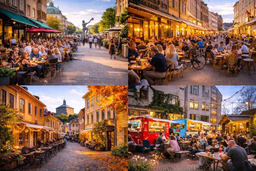 Gothenburg chinh phục du khách bằng vô số các địa điểm thưởng thức ẩm thực hấp dẫn