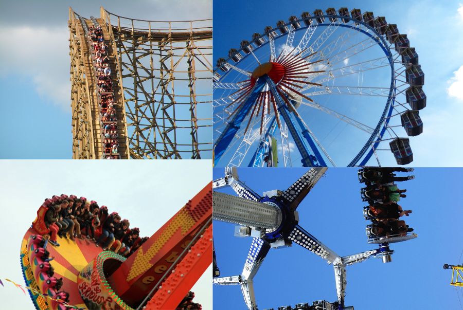 Các trò chơi mang tính mạo hiểm vô cùng hấp dẫn tại Mỹ