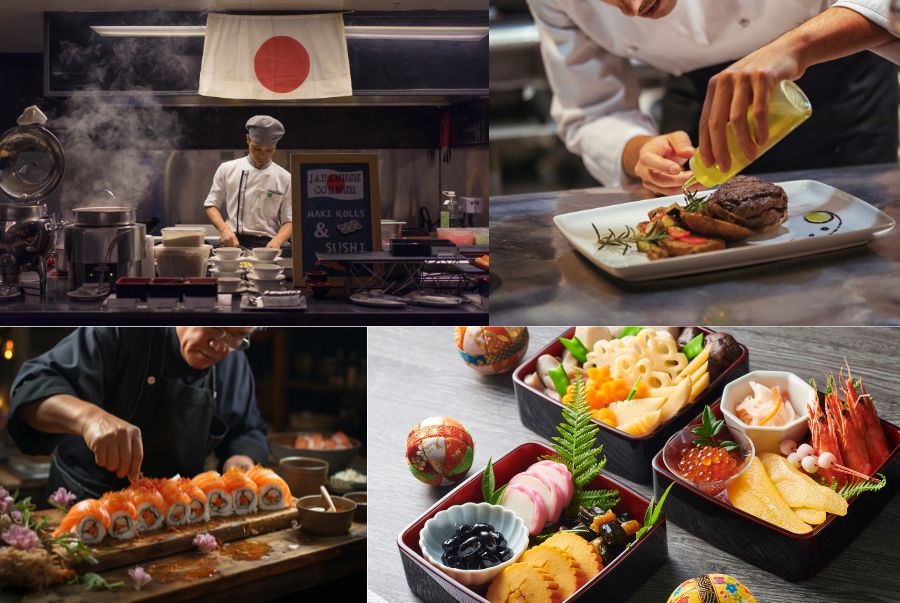 Tokyo Solamachi hiện lên như một thiên đường ẩm thực đa sắc màu