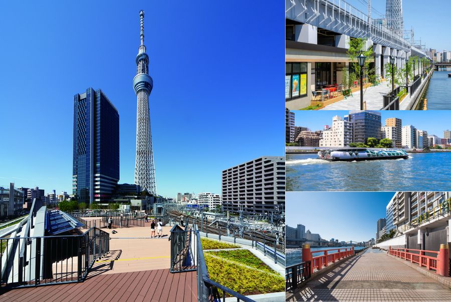 Sumida là khu vực phổ biến bên cạnh tòa tháp Skytree
