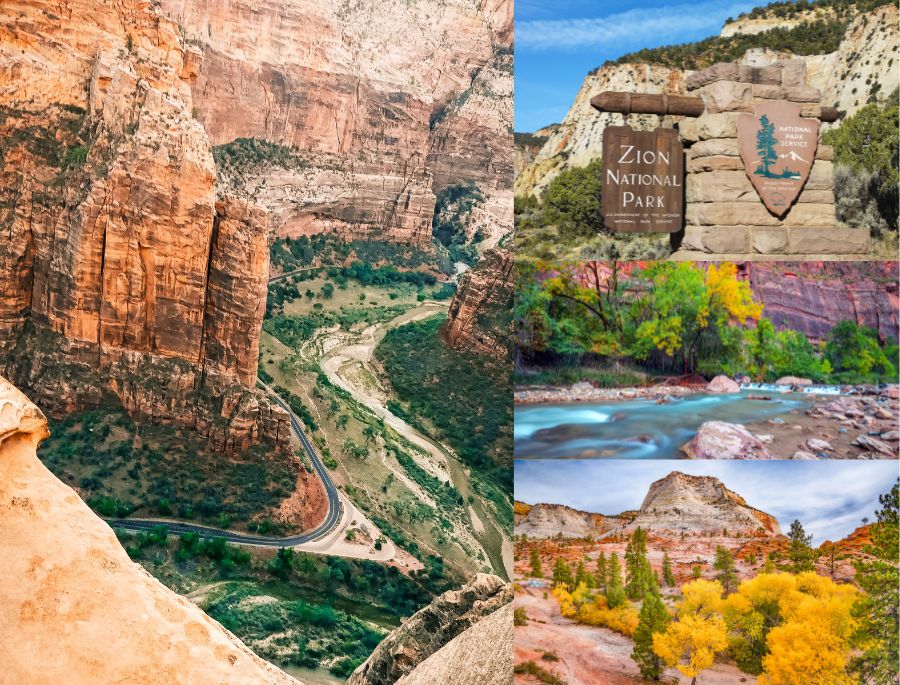 Zion là thiên đường phiêu lưu nổi tiếng với những vách đá sa thạch đỏ rực