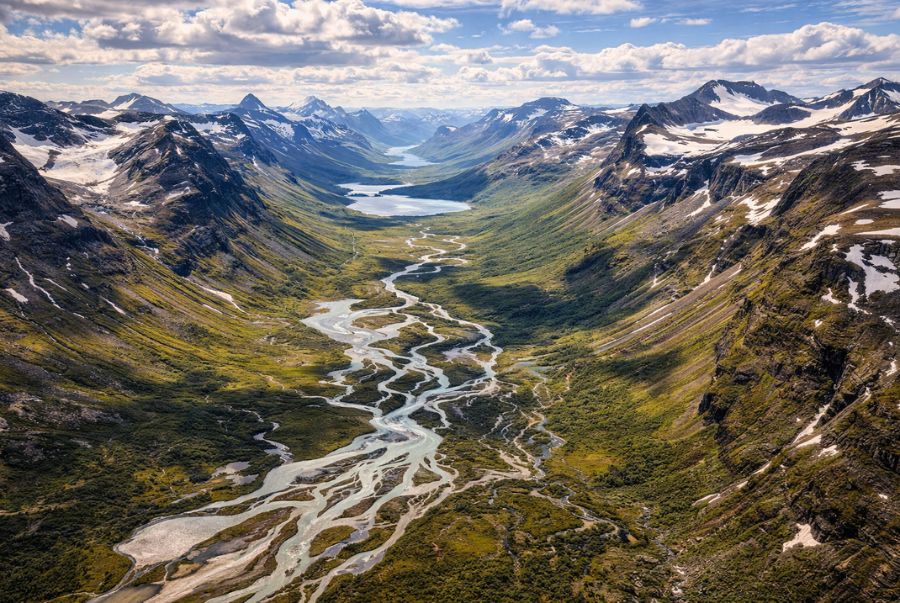 Khung cảnh hùng vĩ tại vườn quốc gia Sarek 