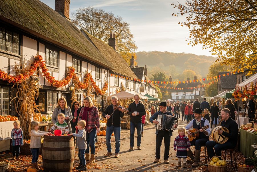 Các lễ hội mùa thu tại Anh Quốc mang đến những sắc màu vô cùng độc đáo