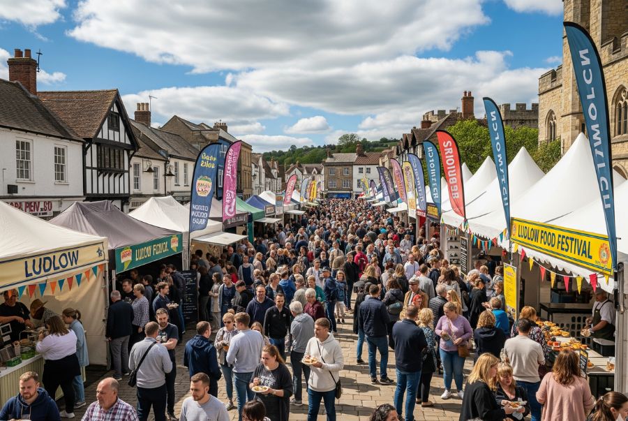 Lễ hội Ẩm thực Ludlow là một trong những lễ hội ẩm thực lâu đời và uy tín nhất tại Anh
