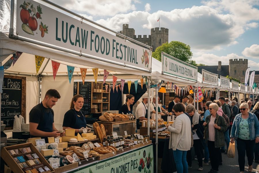 Các gian hàng nổi bật tại Lễ hội Ẩm thực Ludlow