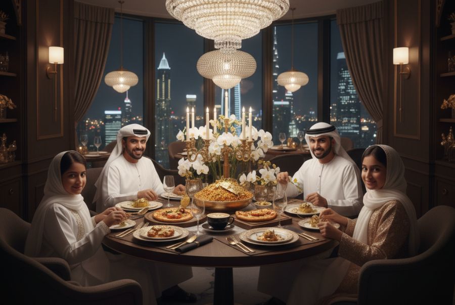 Những bữa tiệc dát vàng xa hoa và sang trọng tại Dubai