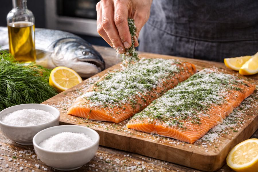 Gravlax là món cá hồi muối truyền thống nổi tiếng của Thụy Điển