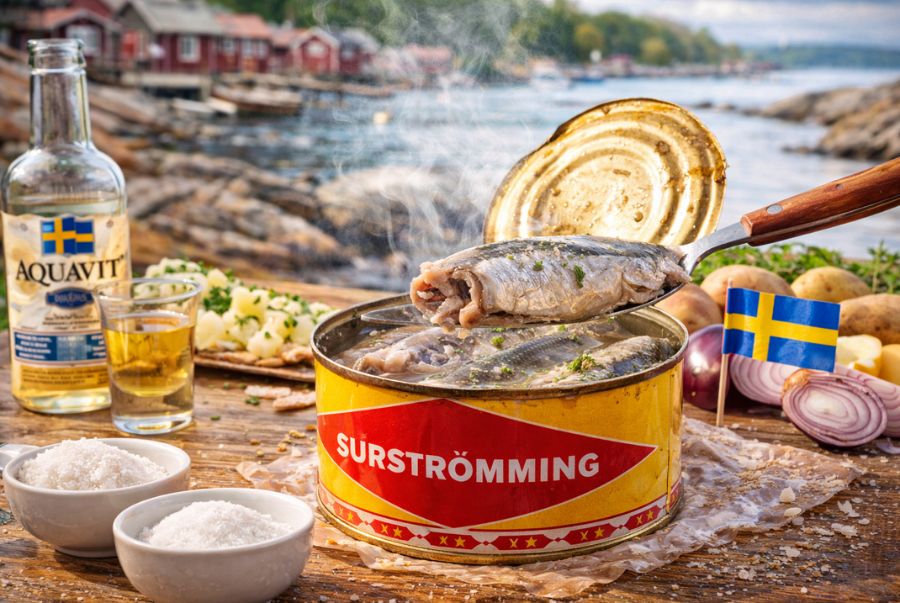 Surströmming được đánh giá là một món ăn độc lạ, phù hợp với những người yêu thử thách
