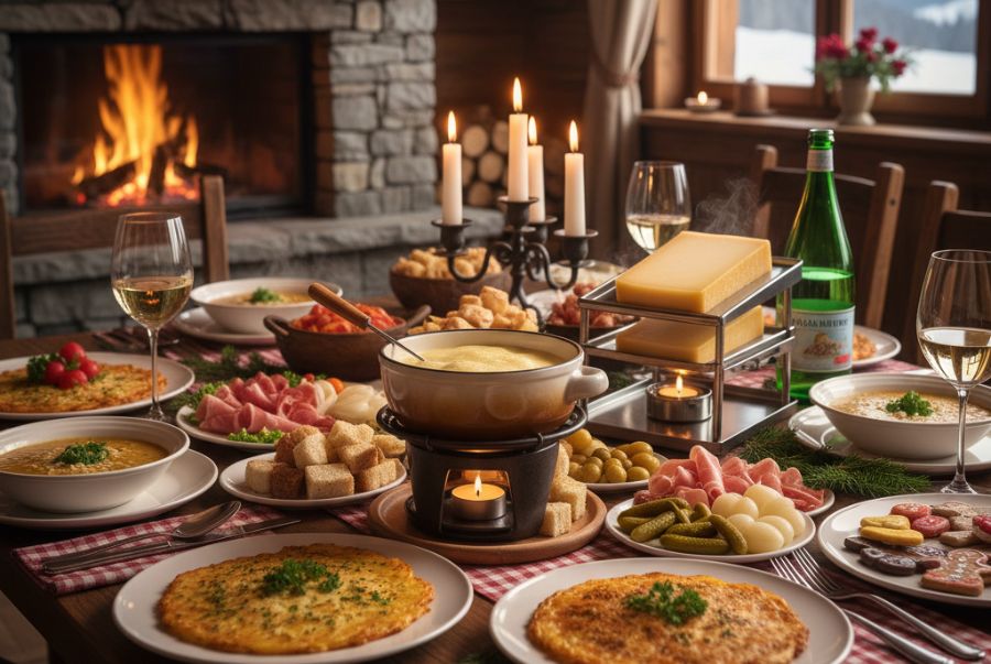 Ẩm thực Thụy Sĩ mùa đông khiến lòng người say mê bởi những món ăn truyền thống ấm áp