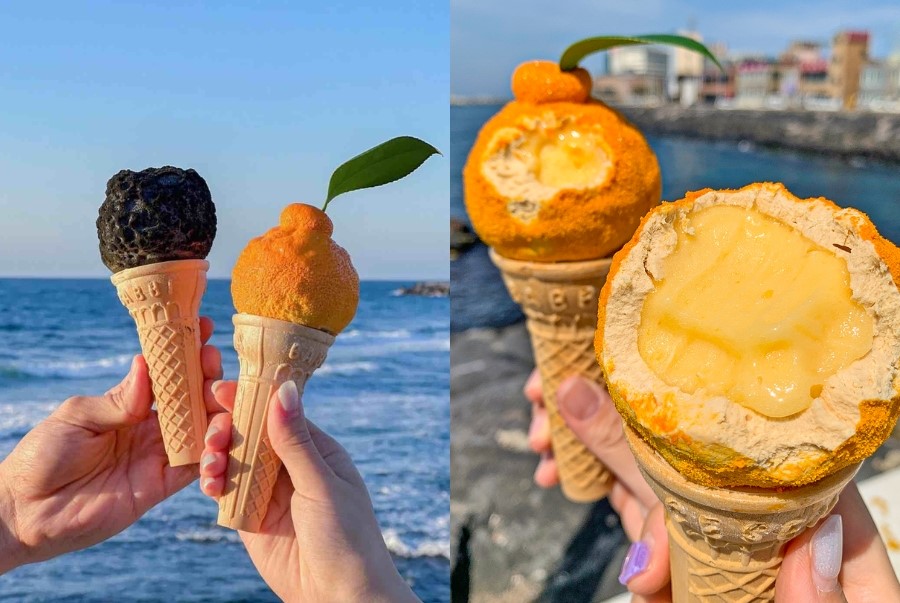 Những phần kem quýt mát lạnh, thích hợp làm món tráng miệng