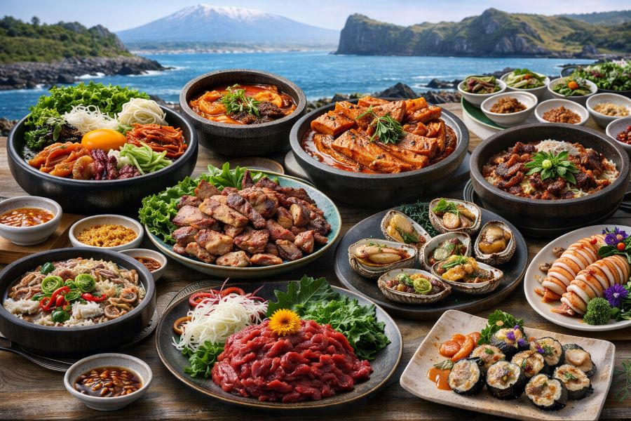 Jeju là thiên đường ẩm thực với vô số các món ăn ngon hấp dẫn