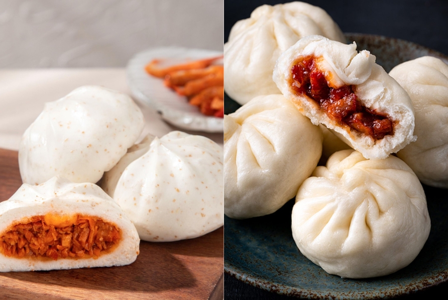 Phần nhân bánh bao xá xíu được làm từ thịt heo cùng với các loại gia vị đặc trưng của Quảng Đông