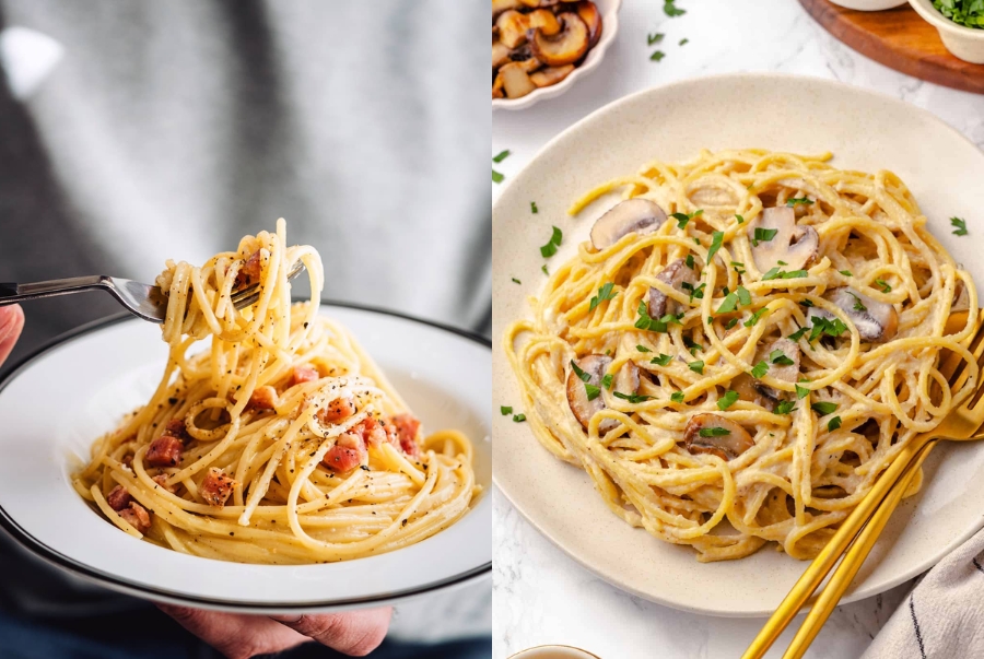 Pasta Carbonara là món pasta truyền thống có nguồn gốc từ Rome