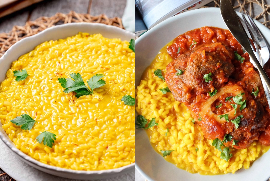 Risotto alla Milanese là món cơm truyền thống của Milan