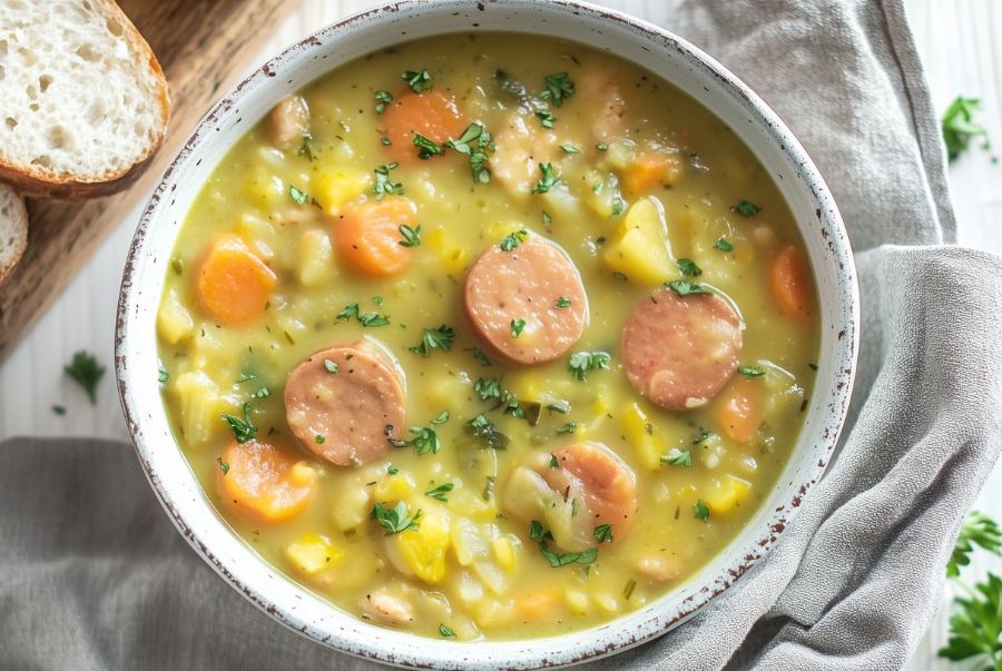 Erwtensoep là món súp đậu Hà Lan