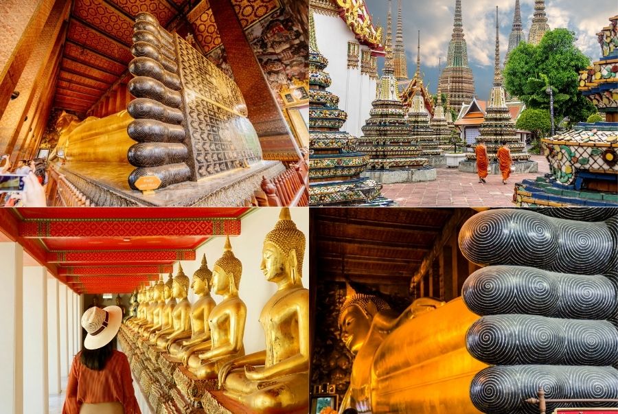 Wat Pho – ngôi chùa nổi tiếng với tượng Phật Nằm khổng lồ dài 46 mét tại Bangkok