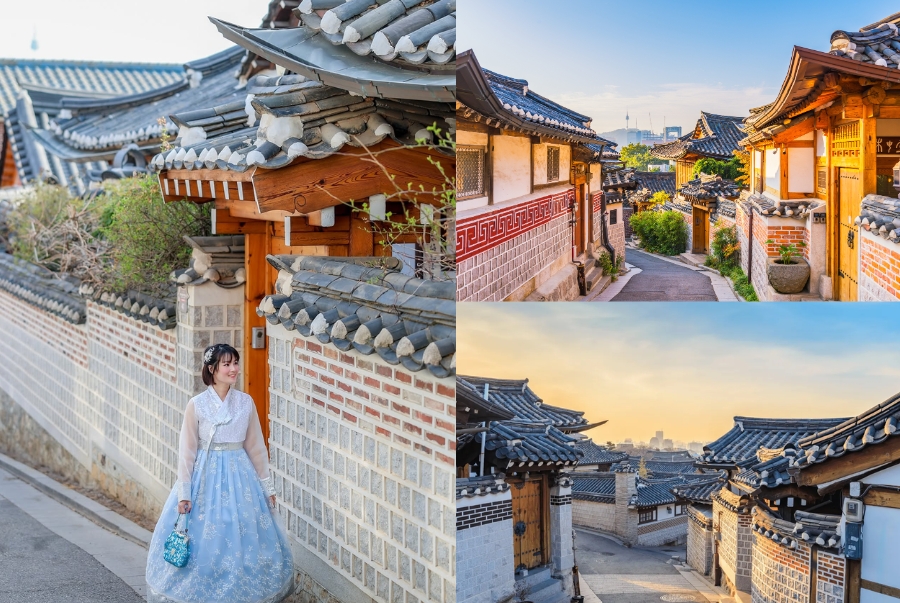 Làng Bukchon Hanok là ngôi làng truyền thống nổi tiếng nhất ở ngay trung tâm