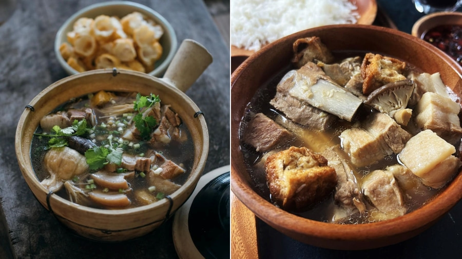 Bak Kut Teh là một món súp sườn heo hầm cùng các loại thảo mộc và gia vị, mang hương vị ấm nóng và bổ dưỡng