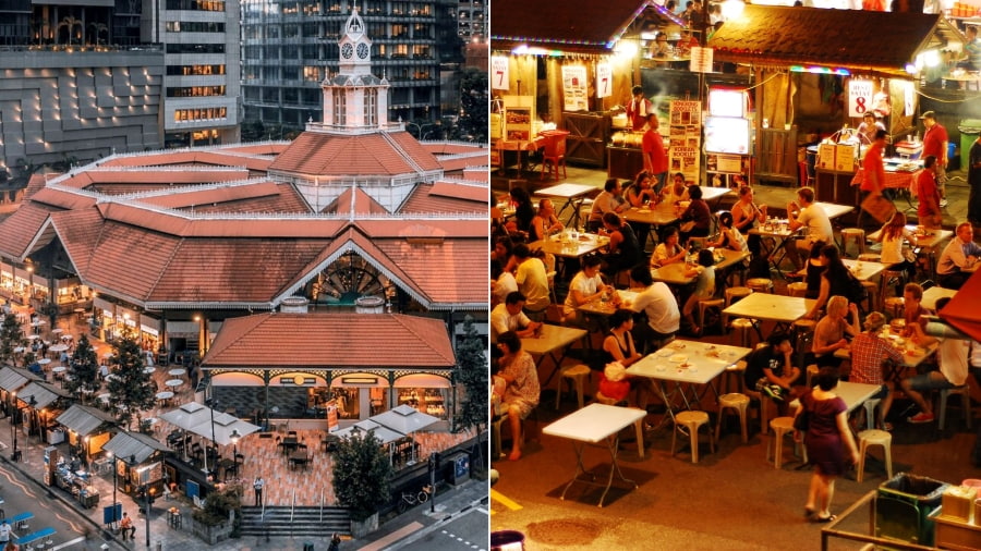 Lau Pa Sat là một công trình kiến trúc Victoria độc đáo, mang đậm dấu ấn lịch sử của Singapore