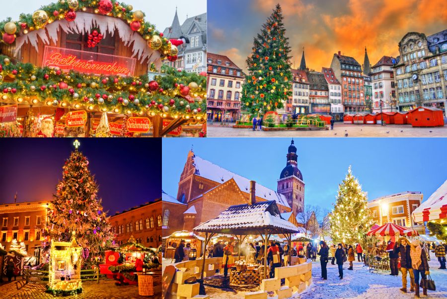 Mùa Giáng Sinh tại Châu Âu là thời khắc vàng son của năm với khung cảnh tuyệt đẹp