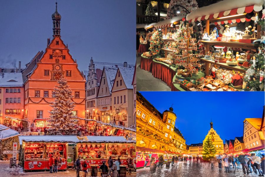 Rothenburg ob der Tauber mùa giáng sinh đem đến không gian vô cùng yên bình