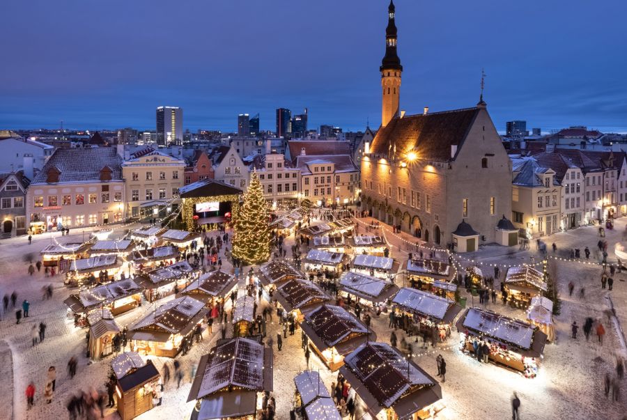 Khu vực nhộn nhịp nhất tại Tallinn mùa giáng sinh