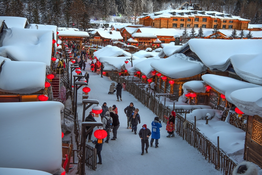 Làng Tuyết Hương được xem là ngôi làng tuyết đẹp nhất Trung Quốc