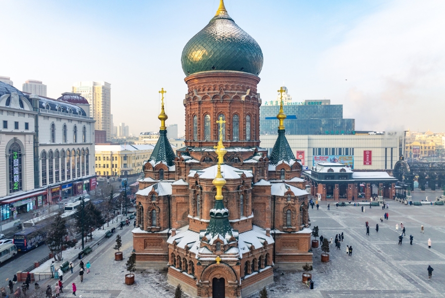 Nhà thờ Thánh Sophia là một trong những biểu tượng kiến trúc đẹp nhất Cáp Nhĩ Tân