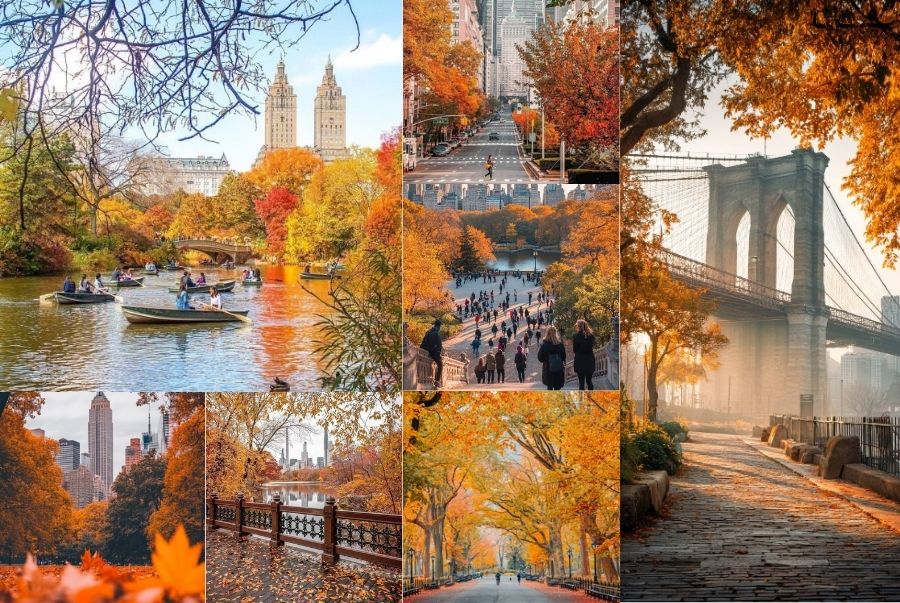 Tháng 11 là lúc New York khoác lên mình một vẻ đẹp giao mùa