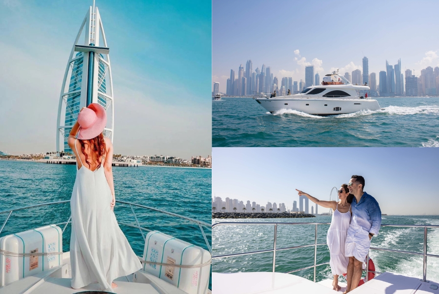 Du thuyền trên Vịnh Dubai bạn có thể chiêm ngưỡng các công trình biểu tượng ở một góc nhìn mới mẻ