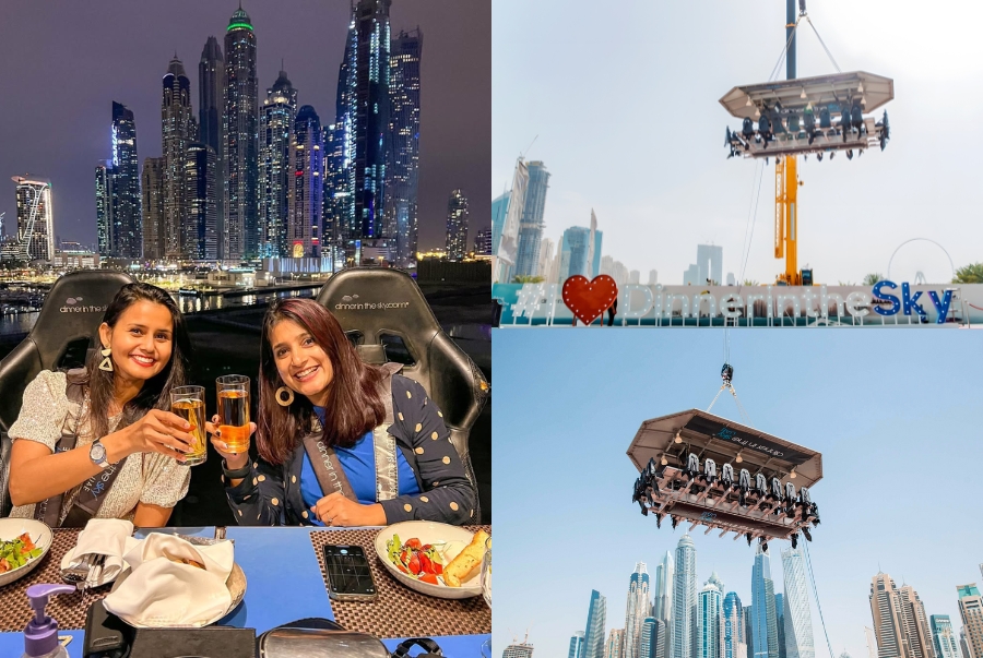 Dùng bữa tại nhà hàng trên không là trải nghiệm độc đáo mà bạn khó có thể tìm ở nơi khác